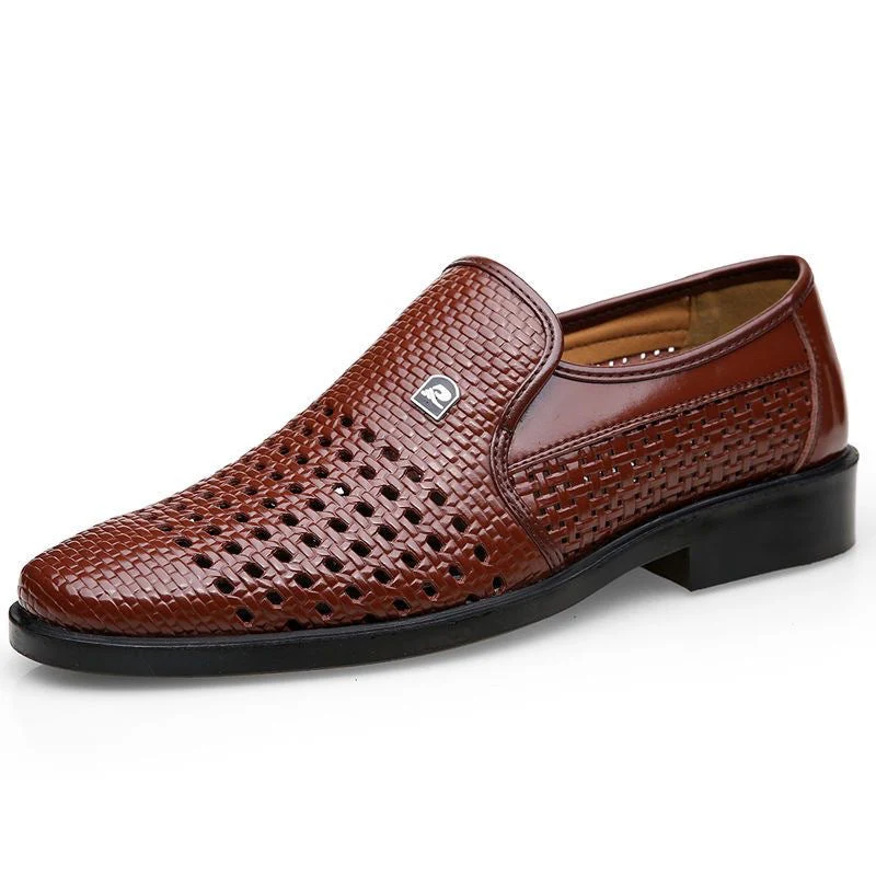Herren Atmungsaktive Handgewebte Slipper R&B - Image 7