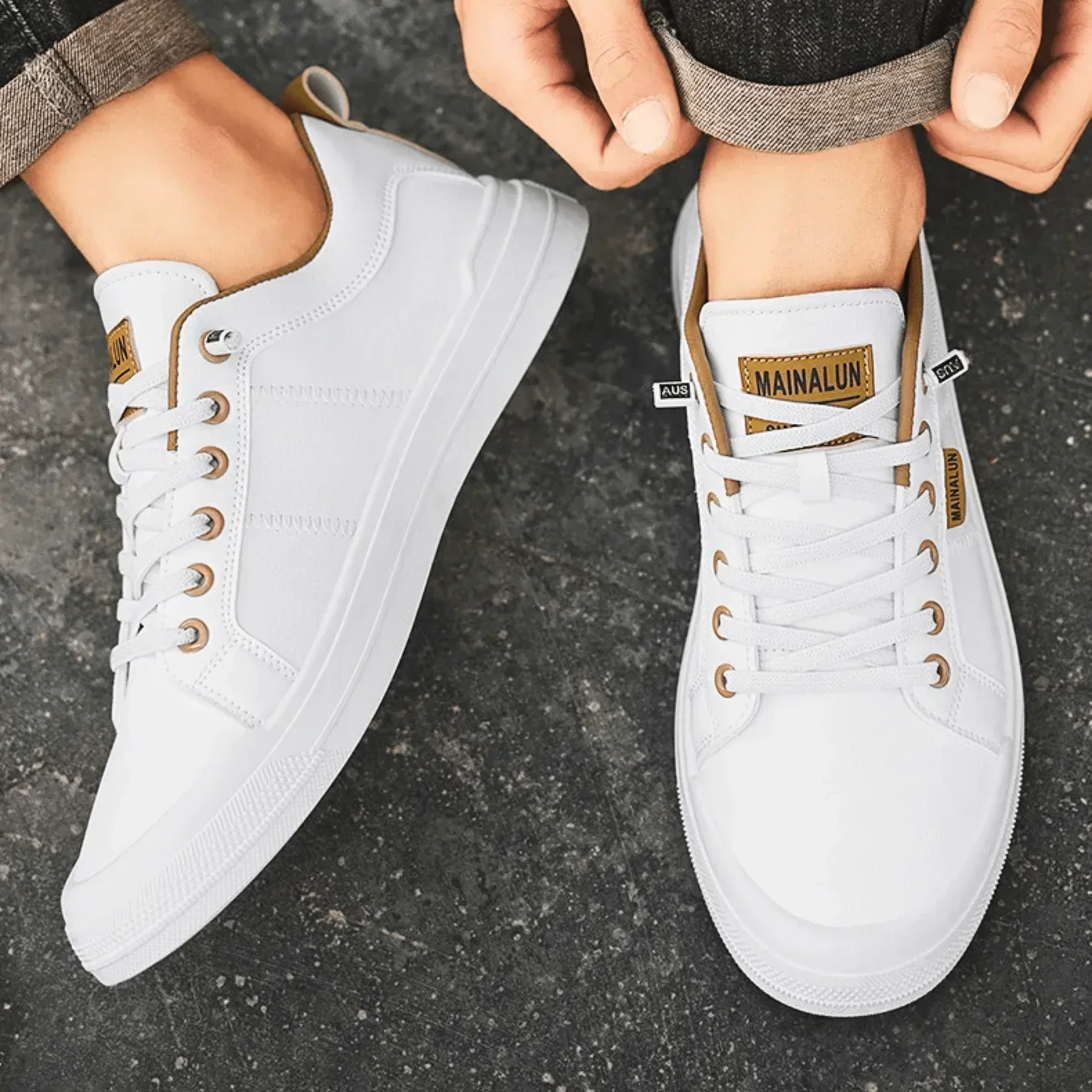 Premium Leder-Sneaker R&B R&B - Image 2