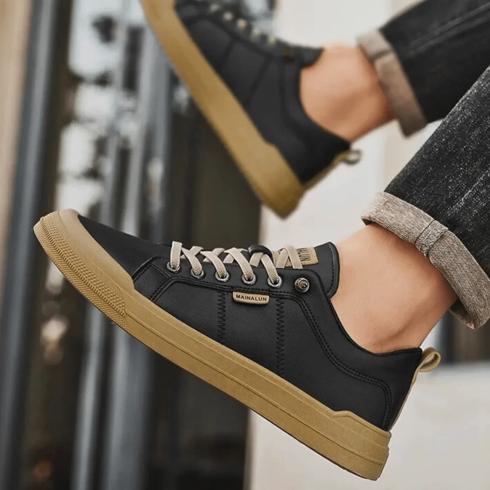 Premium Leder-Sneaker R&B R&B - Image 4