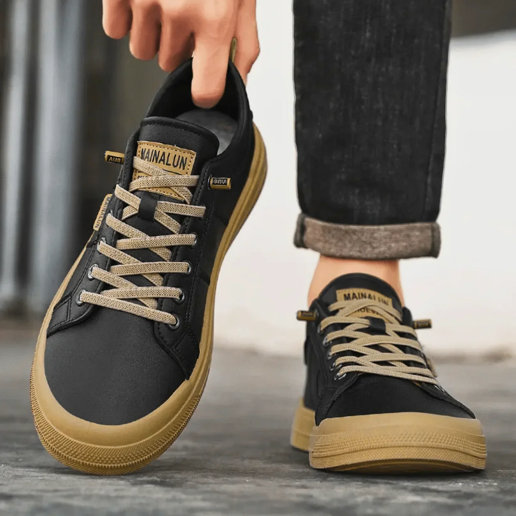 Premium Leder-Sneaker R&B R&B - Image 5
