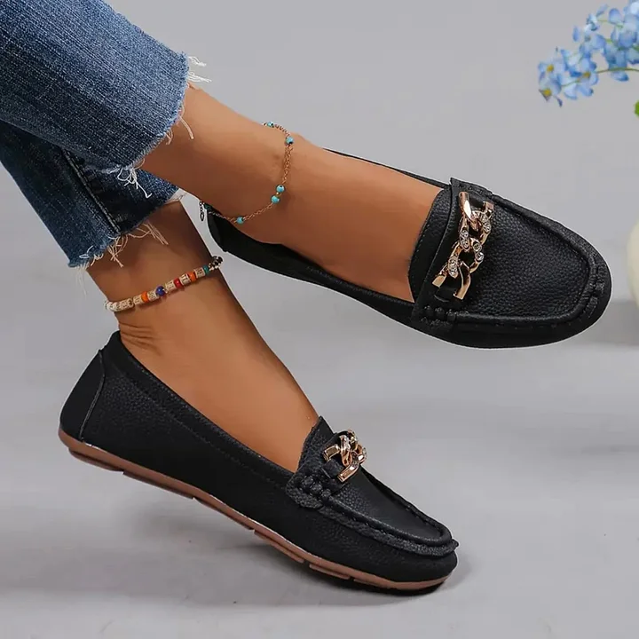 Slipper aus Leder mit klobigen Kettendetails R&B R&B - Image 10