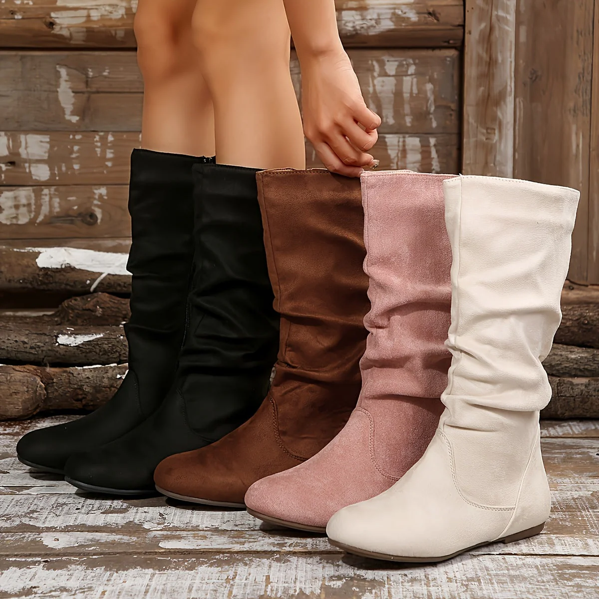 Stilvolle Damenstiefeletten in mittlerer Schafthöhe R&B R&B - Image 2