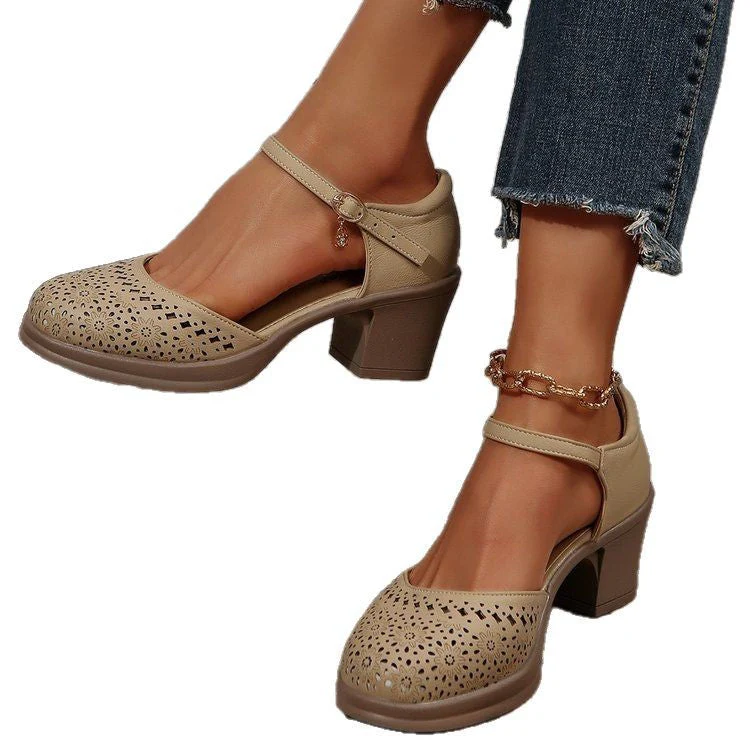 Stilvolle Retro-Sandalen aus Mesh für Frauen R&B R&B - Image 2