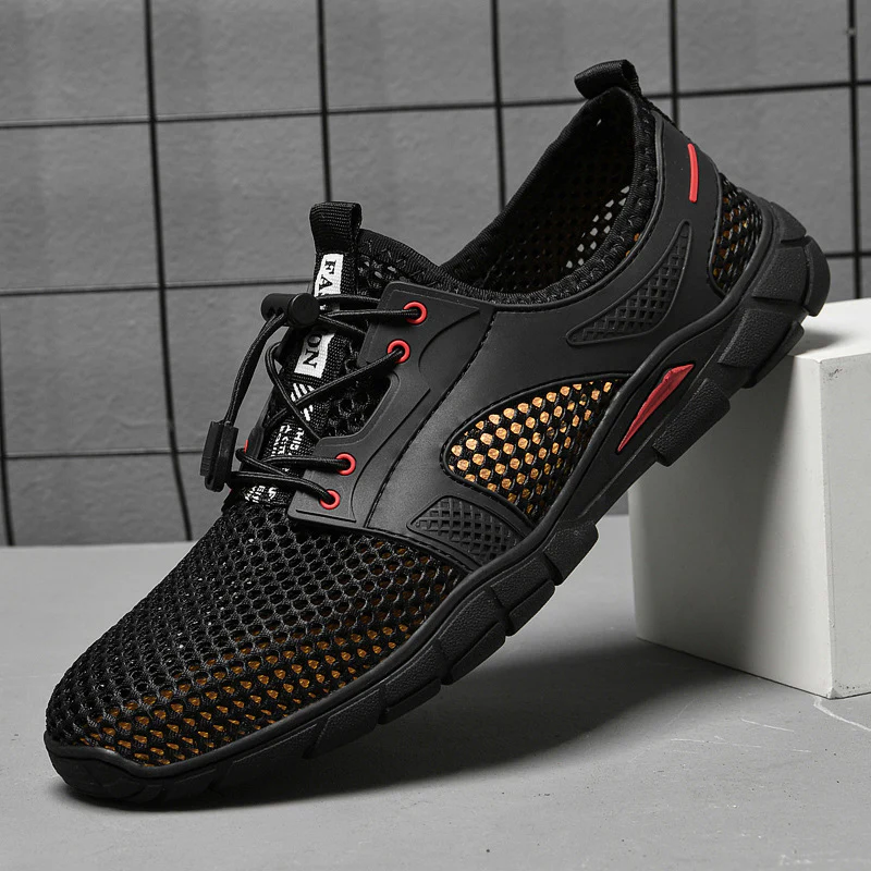 Unisex Atmungsaktive Freizeit-Sneaker mit rutschfester Sohle R&B - Image 3