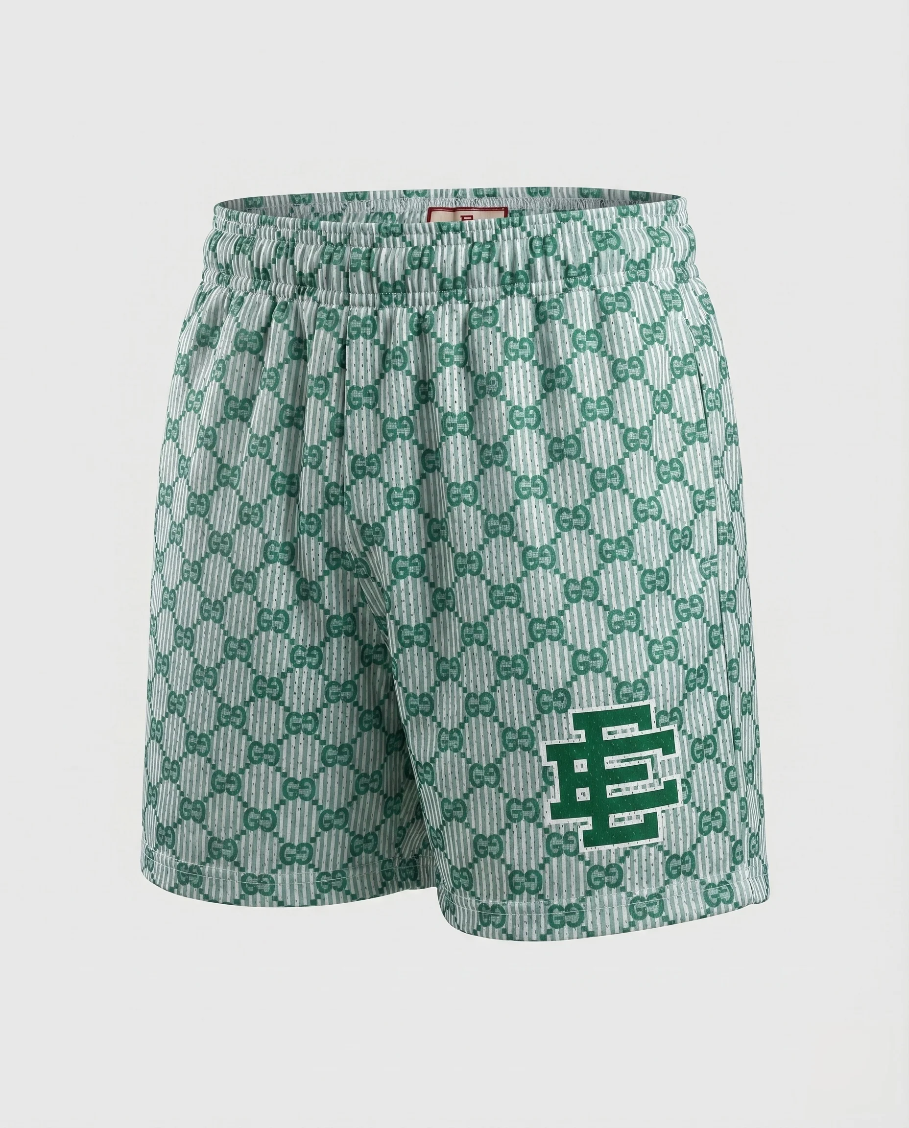 Unisex Trainingsshorts Netzstoff Elastikbund Seitentaschen - Image 41