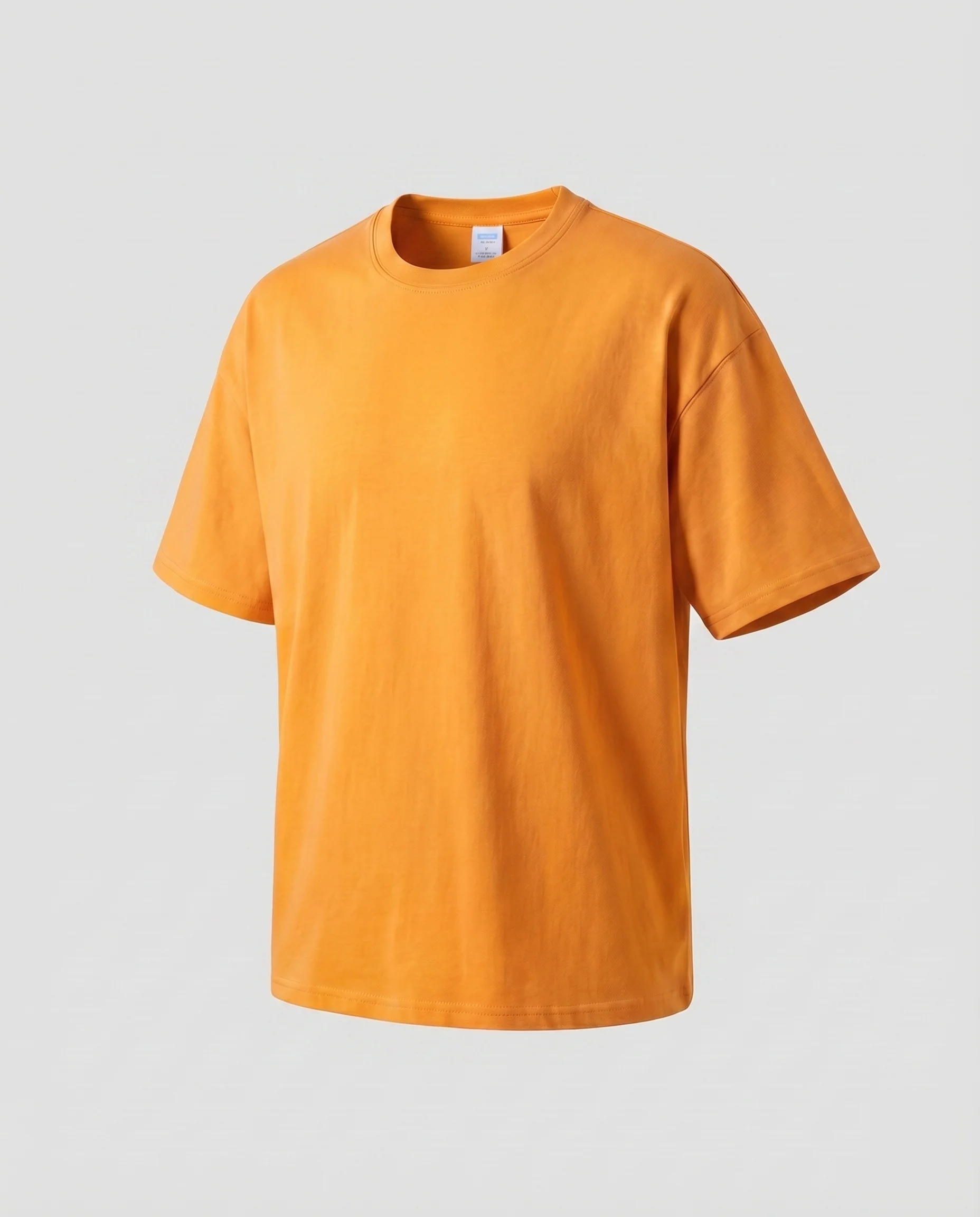 Unisex Baumwoll-T-Shirt Boxy-Schnitt Überschnittene Schultern Oversize - Image 16