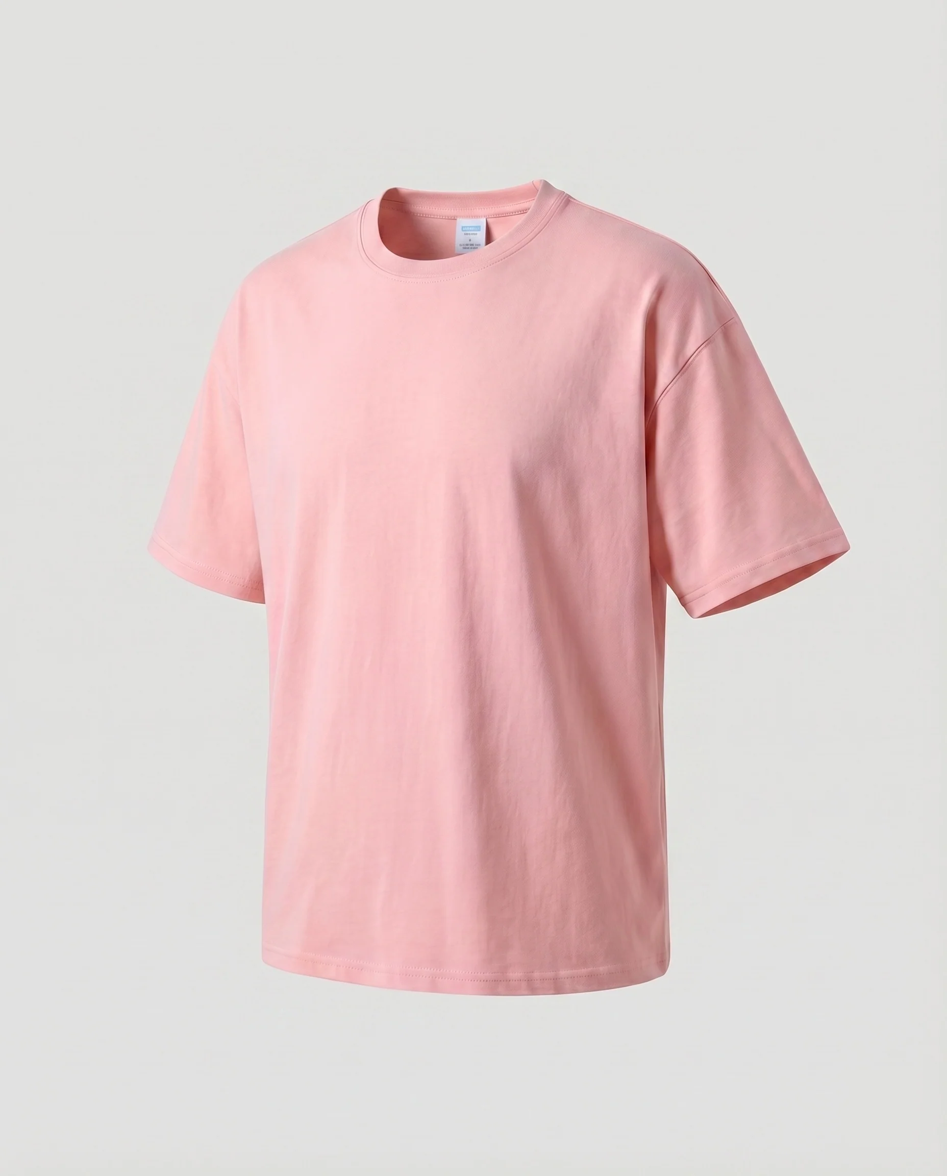 Unisex Baumwoll-T-Shirt Boxy-Schnitt Überschnittene Schultern Oversize - Image 7
