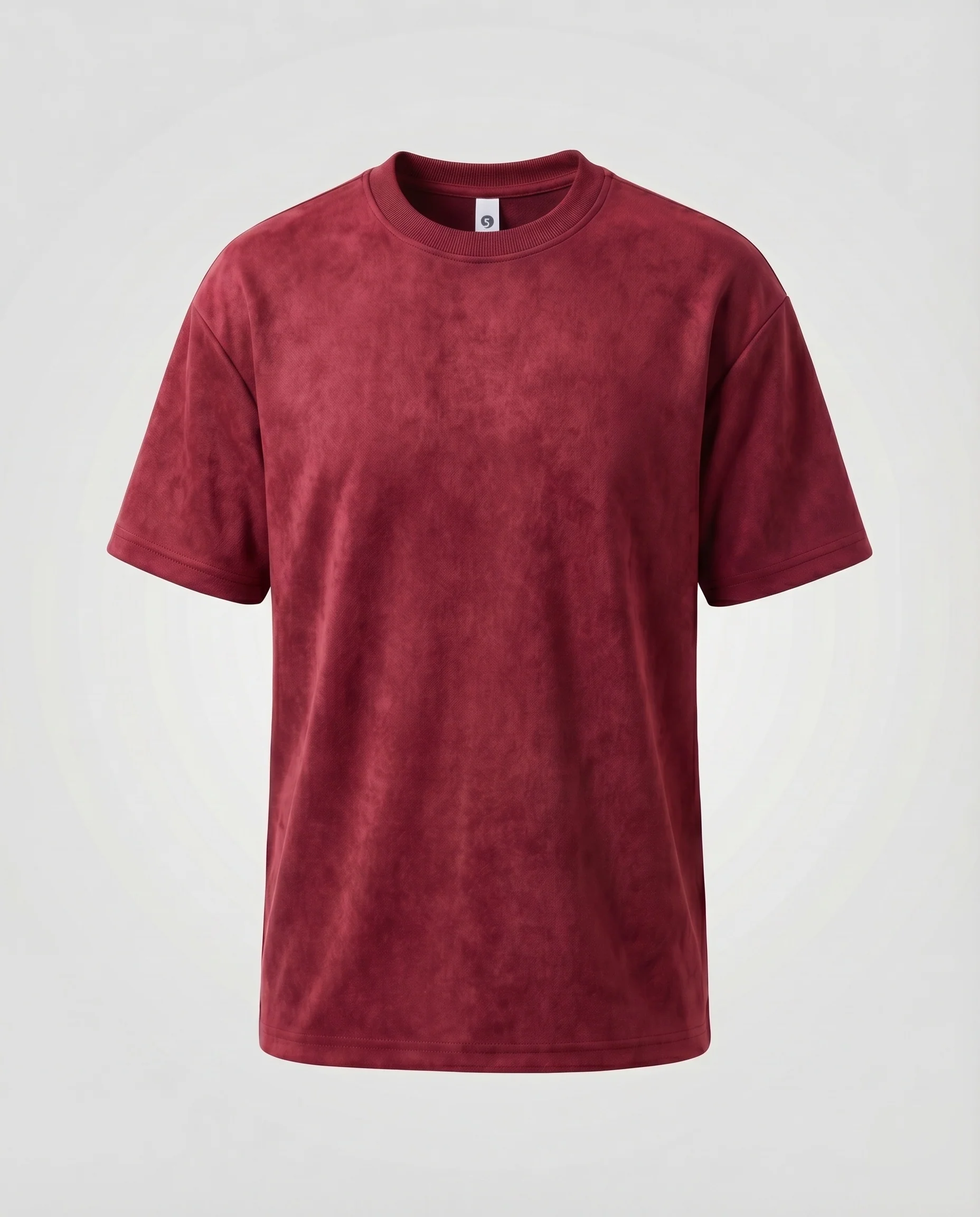 Unisex Schlichte Dichtes Material Baumwolljersey Boxy-T-Shirt - Image 6