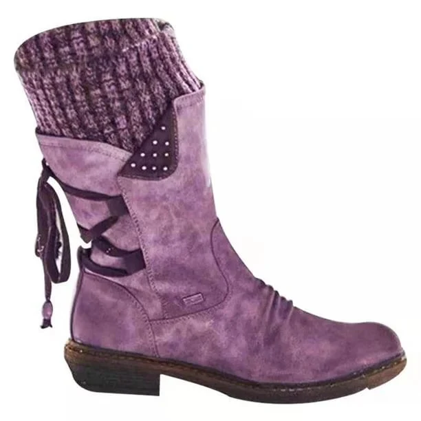 Wasserdichte Stiefel Mit Reißverschluss An Der Wade R&B - Image 3